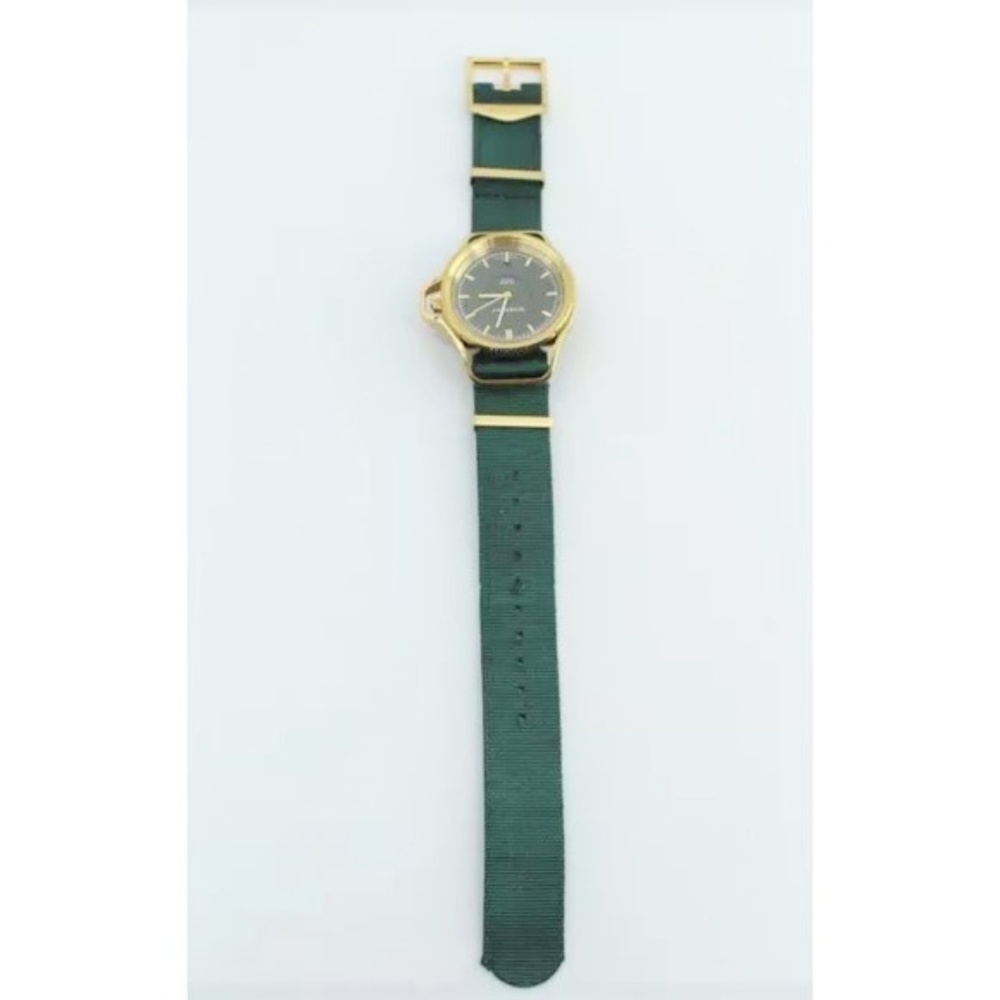 Givenchy's Seventeen Vegan Mens Gold Green Watch - Picture 8 of 8